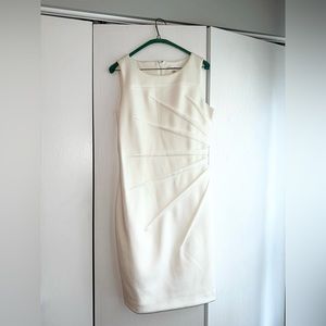 Calvin Klein Sleeveless Dress White Size 8